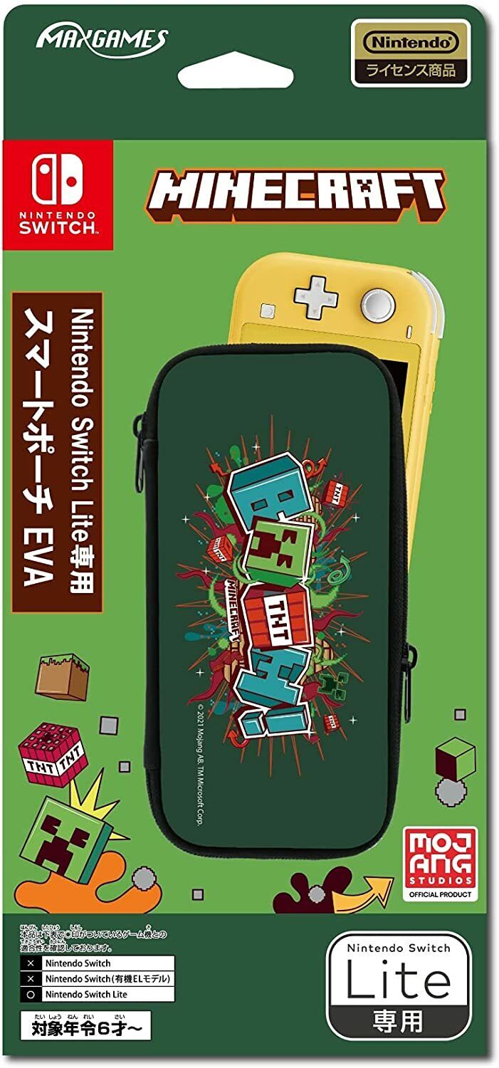 Nintendo Switch Lite dedicated smart pouch EVA Minecraft Nintendo Switch Lite dedicated smart pouch EVA Minecraft