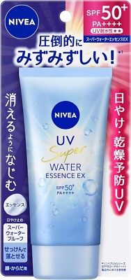 Nivea UV Super Water Essence EX SPF50+/PA++++ 80g Made  Japan