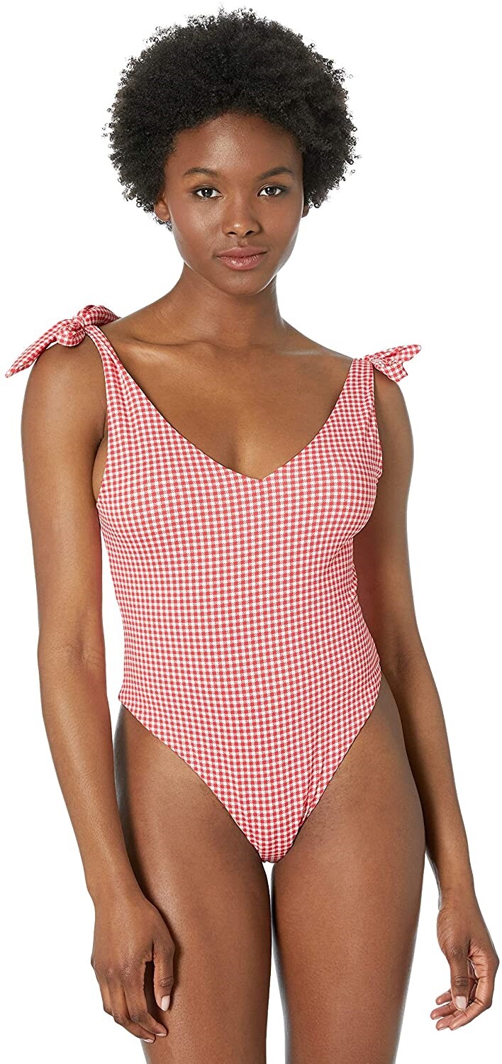 Eberjey 263949 Women's Noelle Tie Shoulder One Piece Swimsuit Size L