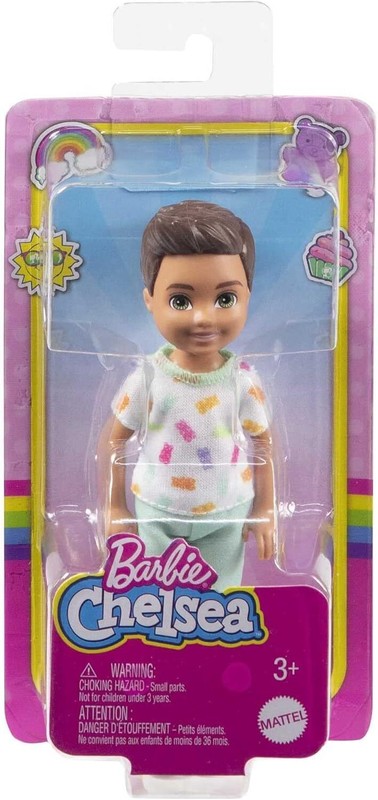 Chelsea Doll, Small Boy Doll with Brown Hair & Blue Eyes Wearing Gummy B ⭐⭐⭐⭐⭐