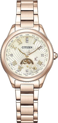 Pre-owned Citizen Xc Ee1006-51w Daichi Limited White Sakura Solar Watch Women Box