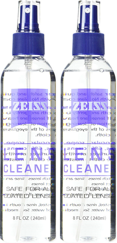 Zeiss Lens Care Pack - 2 - 8 Ounce Bottles of Lens Cleaner, 1 Microfiber Cloth