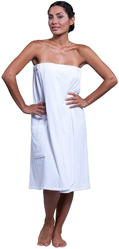 Boca Terry Womens Spa Wrap - Knit Diamond Waffle Spa, Shower, Bath and Gym Towel