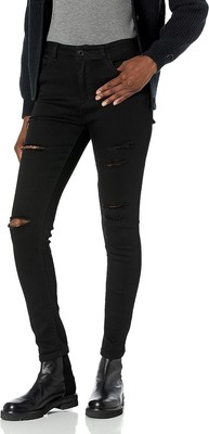 

Wax Jeans Женские джинсы скинни до щиколотки в винтажном стиле, Dark wash, Jeans