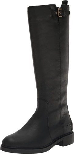 Pre-owned Lucky Brand Women's Quinn Riding Boot Fashion In Black
