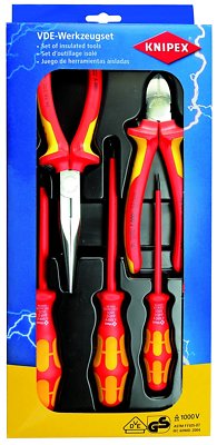 KNIPEX 00 20 13 VDE Tool Set, 5 Piece