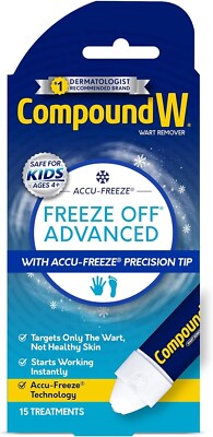 Compound W Freeze Off Advanced Wart Remover with Accu-Freeze Multicolor 1 Count