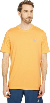 Мужская футболка Adidas Originals Trefoil Essentials, туманно-оранжевая, маленькая