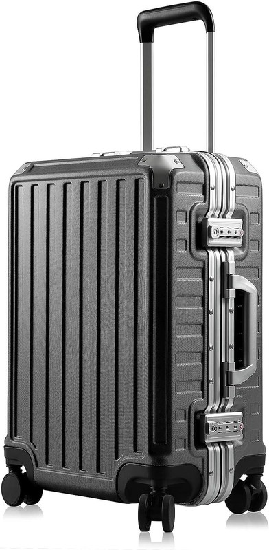 With Aluminum Frame - 100% Pc No Zipper Suitc