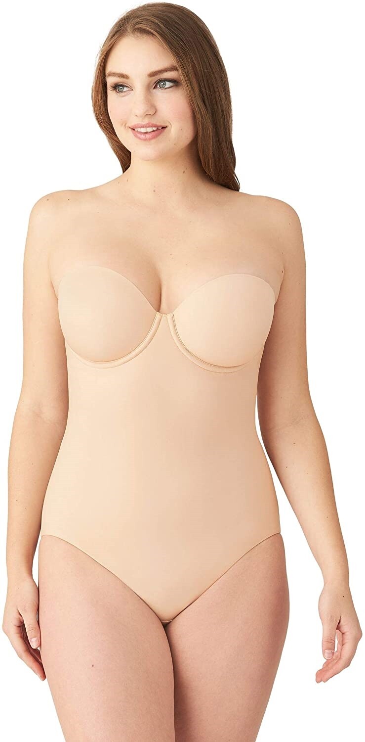 Wacoal Women's 246223 Red Carpet Shaping Body Briefer Shapewear Sand Size 34C
