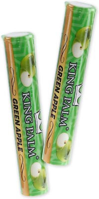 King Palm | Mini | Green Apple | Pre Rolled Cones | 1 Cone per Tube, 2 Packs