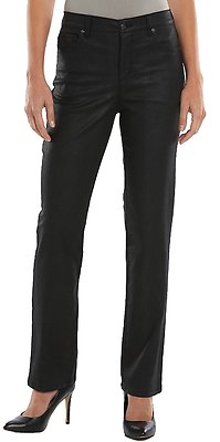 Gloria Vanderbilt Amanda Classic Fit Tapered Leg Jeans  Black