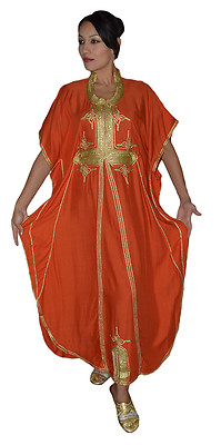 Moroccan Kaftans Women Caftans Dress Evening Party Short Sleeve Abaya Wedding 