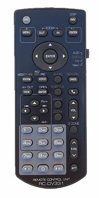 New Remote RC-DV331Replaced for KENWOOD RECEIVER DNX6020EX NX7190HD DNX9990HD