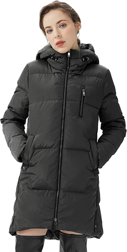 Pre-owned Orolay Women Winter Coats Stylish Ladies Down Coat With Hood Black M