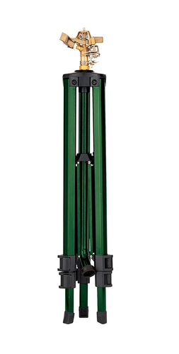 Sprinkler Tripod Base Brass Impact Lawn Garden Telescoping Adjustable Spray New