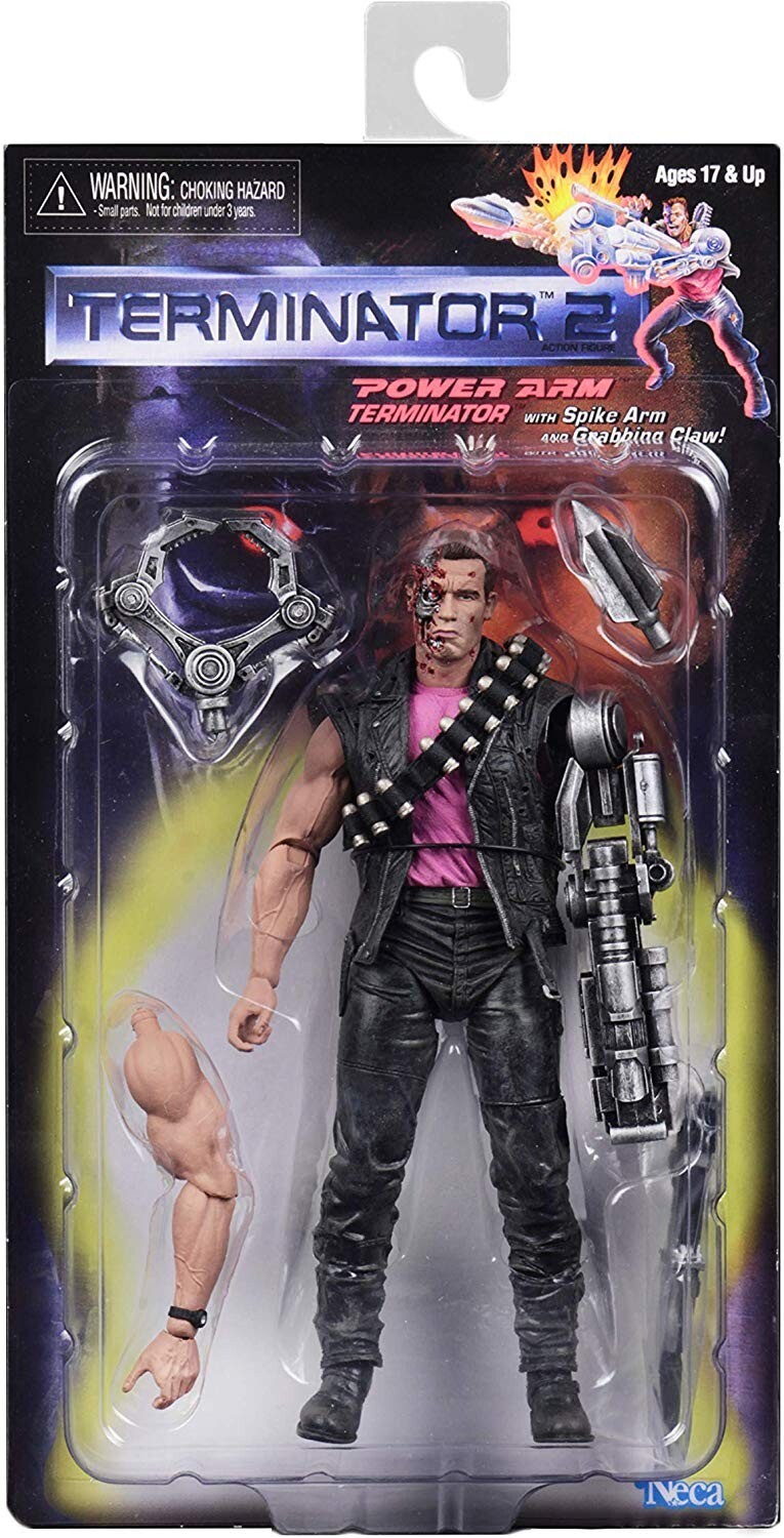 NECA Reel Toys Terminator 2 Kenner Tribute Power Arm T-800 NECA Reel Toys Terminator 2 Kenner Tribute Power Arm T-800