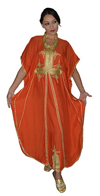 Moroccan Kaftans Women Caftans Dress Evening Party Short Sleeve Abaya Wedding 