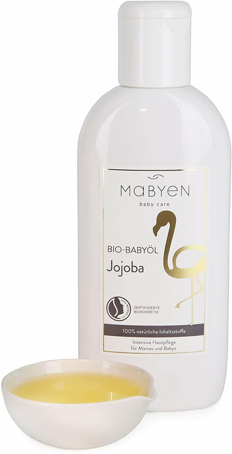 DHDL Mabyen Babyöl Jojoba Baby Pflegeöl 200ml Bio Körperöl Massageöl parfümfrei