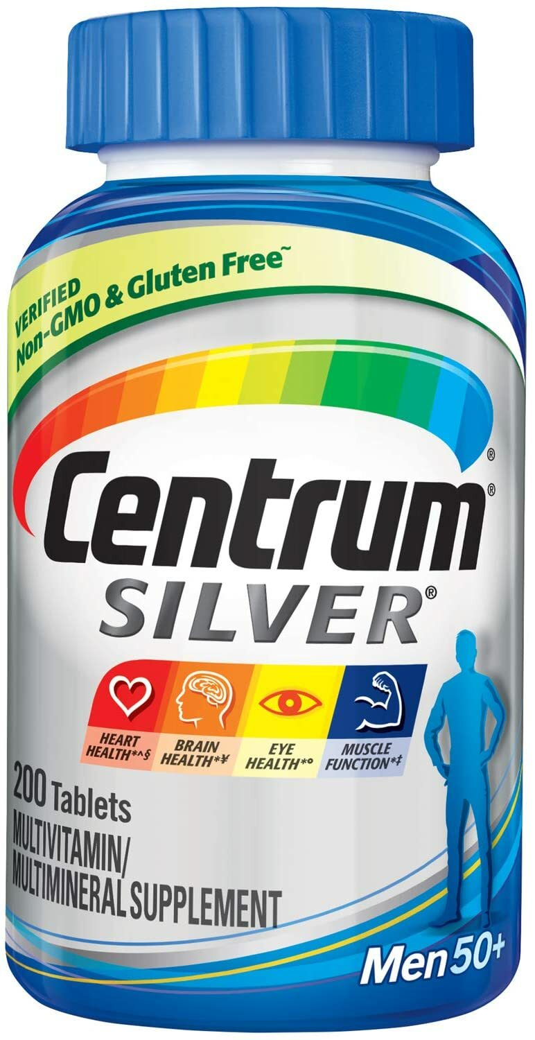 275 Tabs Centrum Silver Men 50+ Multivitamin Multimineral