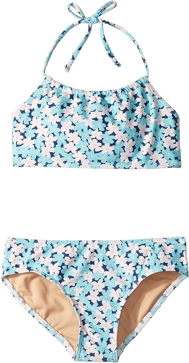 Toobydoo Girl's 183863 Bandeau Bikini Set Swimwear Flower Print Size 5/6