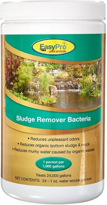 EasyPro SRB24 Pond Sludge Remover Bacteria, Dry, 24 Packets