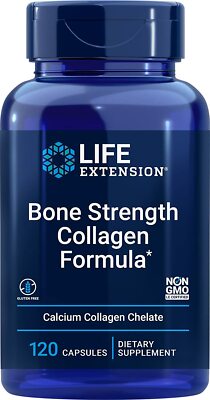 Life Extension Bone Strength Collagen Formula for Bone Health 120 Capsule