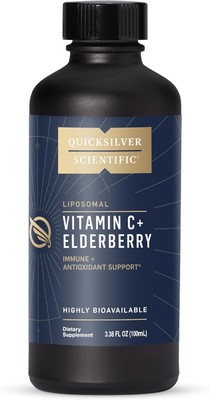 Quicksilver Scientific - Liposomal Vitamin C+ Elderberry (100mL/3.38oz)