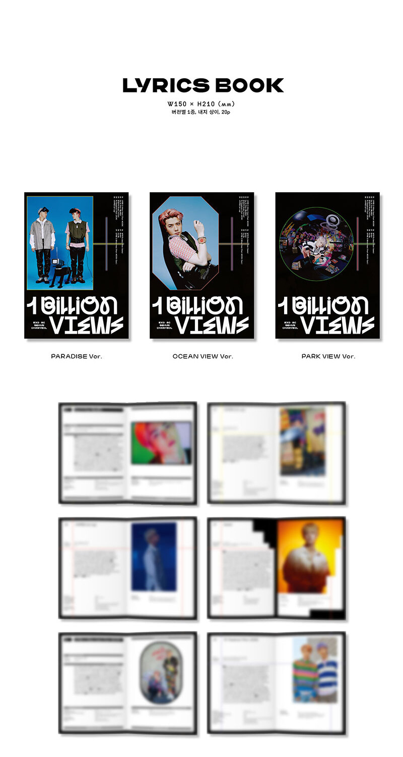 EXO-SC [1 BILLION VIEWS/10억뷰] 1st Album RANDOM CD+Photo