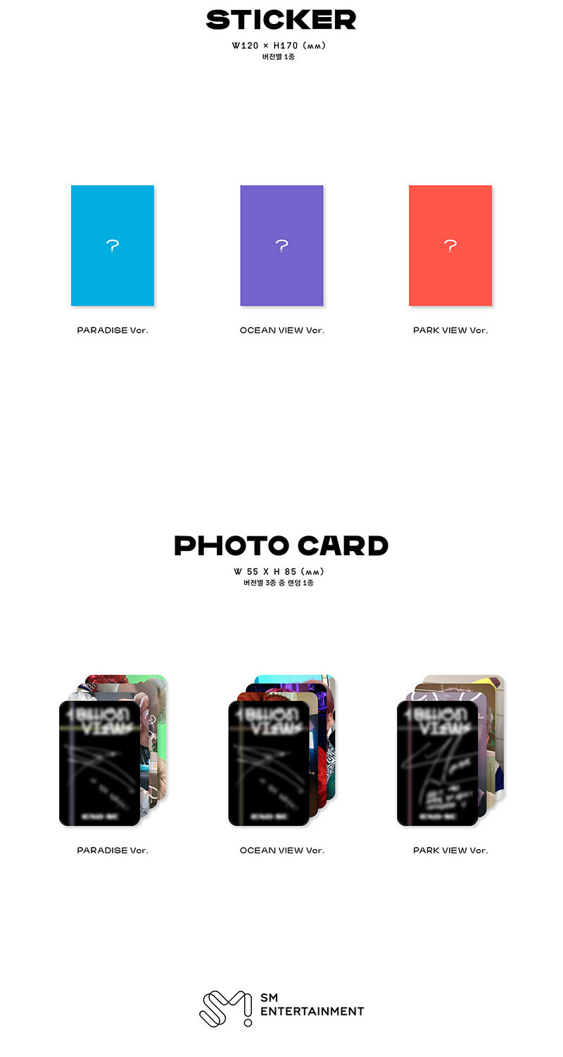 EXO 1 Billion Views 3枚セット EXO-SC [1 BILLION VIEWS/10억뷰] 1st Album RANDOM CD+Photo