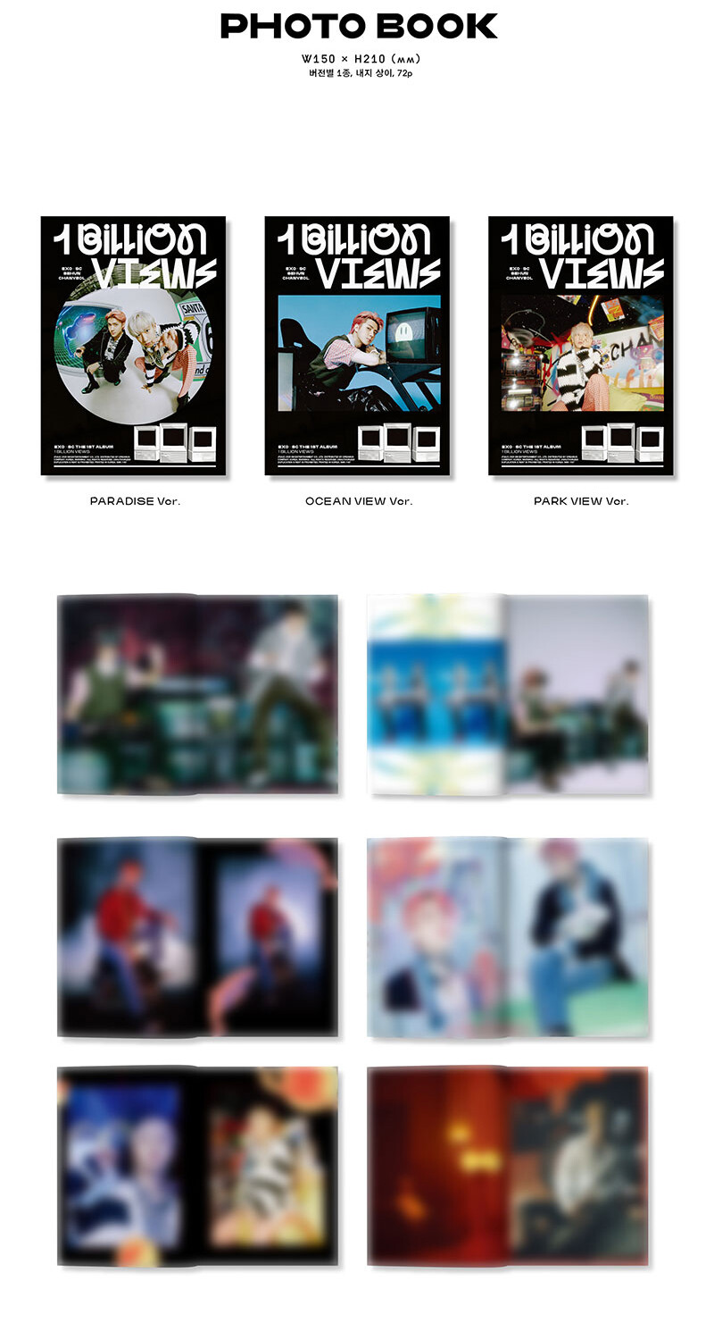 EXO 1 Billion Views 3枚セット EXO SC 1 BILLION VIEWS 1ST ALBUM | 3 ALBUMS SET - Kpop USA