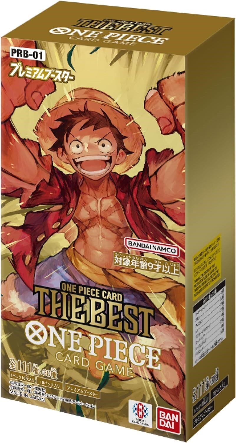 Sealed Japanese PRB-01 One Piece Card Game The Best Booster Sealed Japanese PRB-01 One Piece Card Game The Best Booster