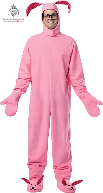 Unisex A Christmas Story Bunny Union Pajama Suit Costume Xmas Halloween Outfit