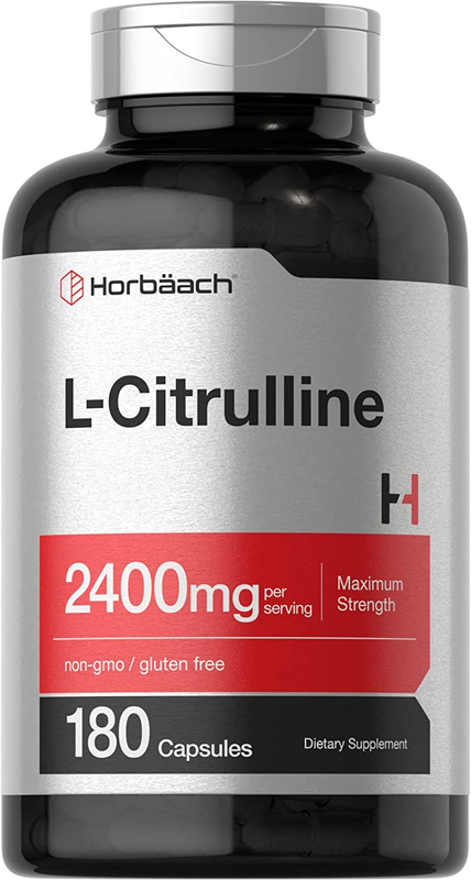 L Citrulline 2400 Mg per Serving | 180 Capsules | Maximum Strength, Free Form A