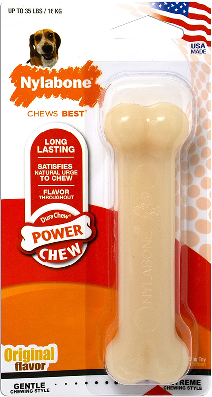 Nylabone Power Chew Flavored Durable Chew Toy for Dogs Origi