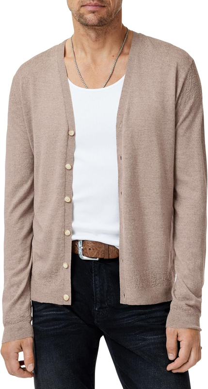 John Varvatos Mens Nevado Cardigan