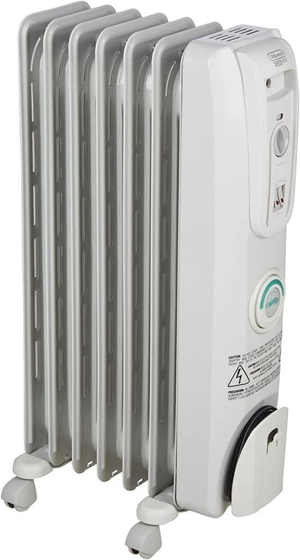 Oil Filled Radiator Heater, 1500W Electric Space Heater , Po