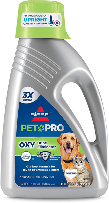 Bissell Pet Urine Elimator w/ Oxy & Febreze Carpet Cleaner Shampoo 48 Ounce