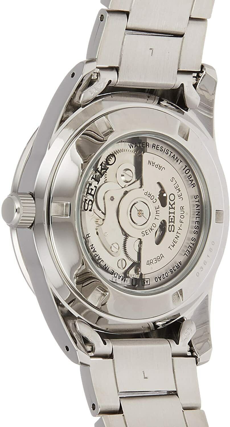 Pre-owned Seiko Selection Mechanical Open Heart Scve051 Men's Watch