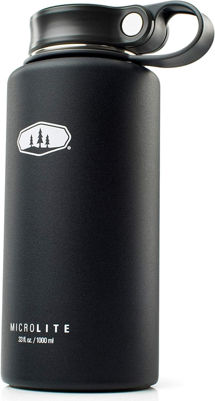 - Microlite Water Bottle, Vacuum Insulated Stainless Steel, Twist Lid