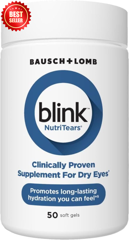 50 Softgel Dry Eye Supplement Clinically Proven Long Lasting Eye Care US