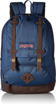 Cortlandt Laptop Backpack, Navy, 15  Laptop Sleeve-Synthetic Leather Shoulder Co