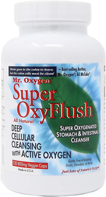 SUPEROxyFlush  Unleashed! Absolute TOP Best Colon Cleanser! 120 Caps 