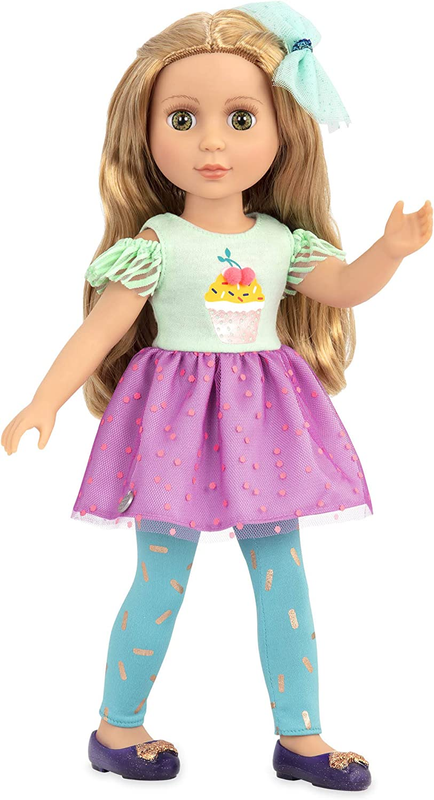 Sashka 14-Inch Poseable Fashion Doll - Durable for Play - fo