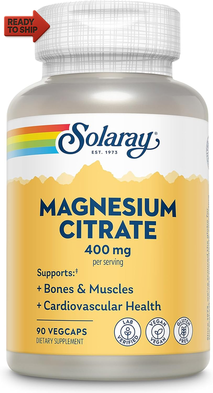 Magnesium Citrate 400Mg - Magnesium Supplement - Bone Health, Muscle, Relaxatio