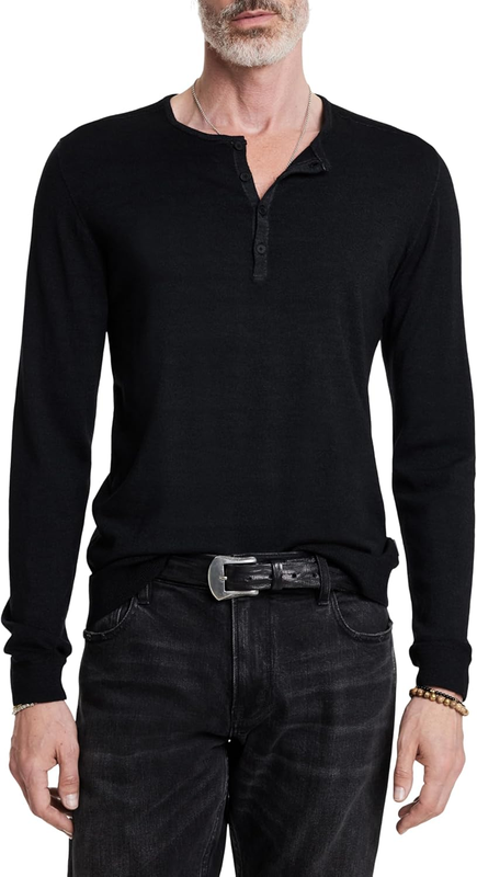 John Varvatos Men's Eren Henley