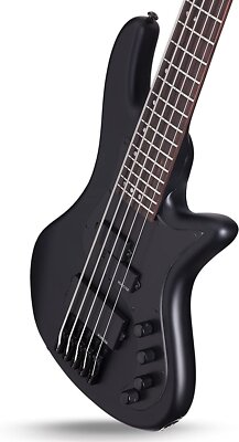 Pre-owned Adidas Originals Schecter Guitar Research Stiletto Stealth-5 5-string Electric Bass Guitar, In Gray