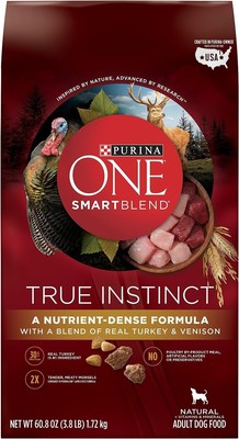 Purina ONE High Protein Natural Dry Dog Food True Instinct With