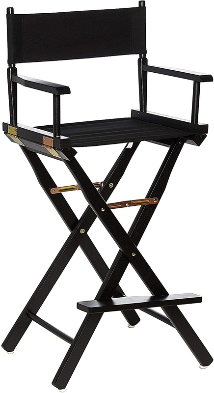30 Inch Bar Height Foldable Design Black Frame Canvas
