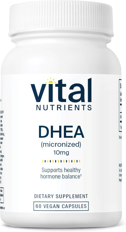 DHEA 10 Mg (Micronized) | Supports Metabolism, Bone Health, 
